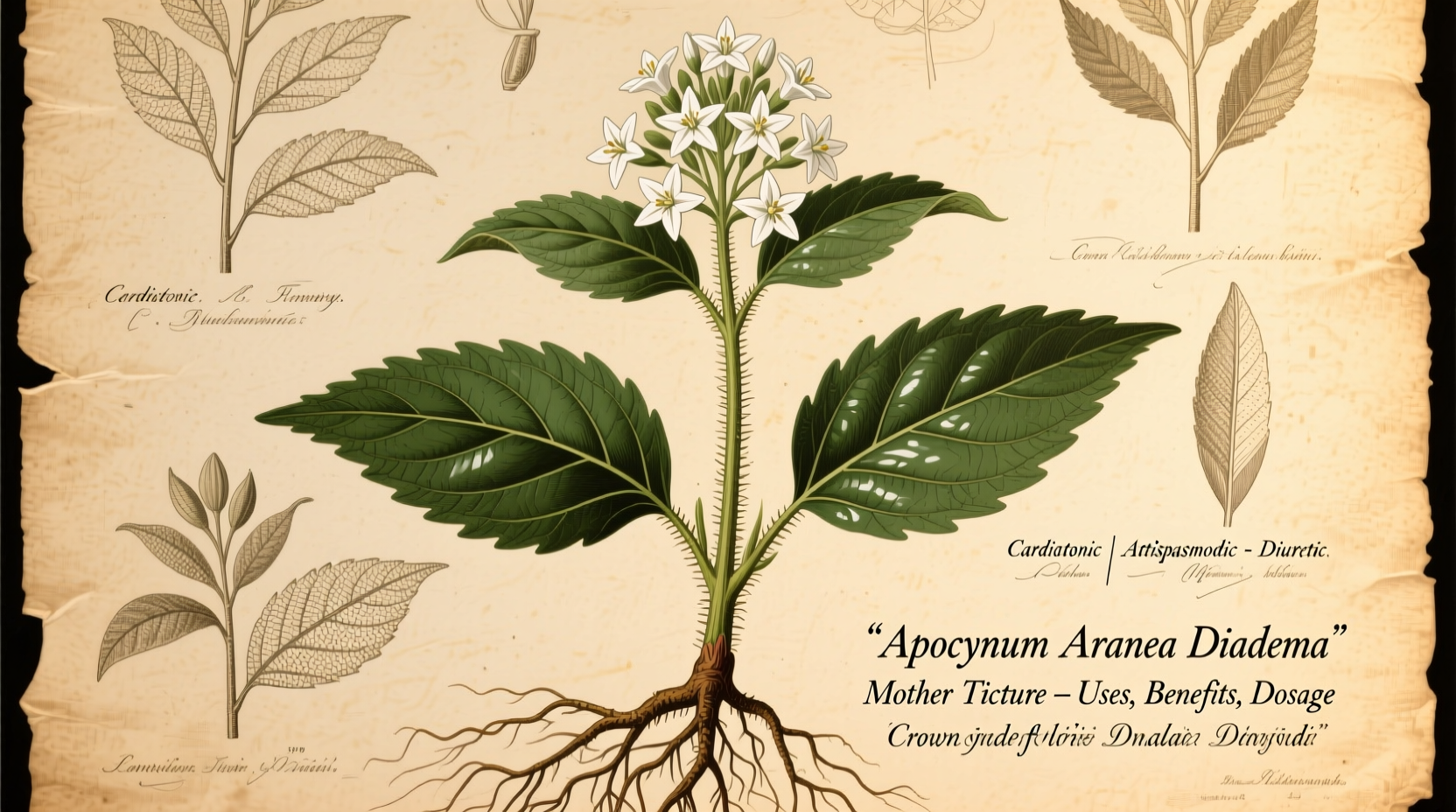 Apocynum Aranea Diadema Mother Tincture – Uses, Benefits, Dosage