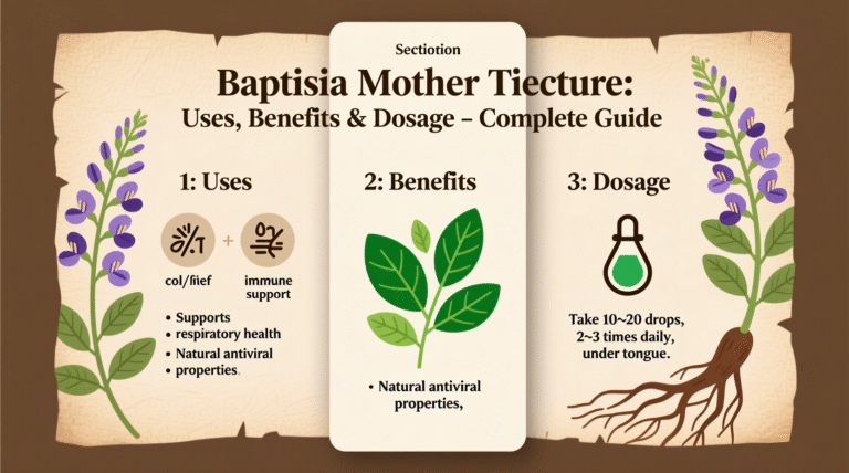 Baptisia Mother Tincture Uses, Benefits, Dosage Complete Guide