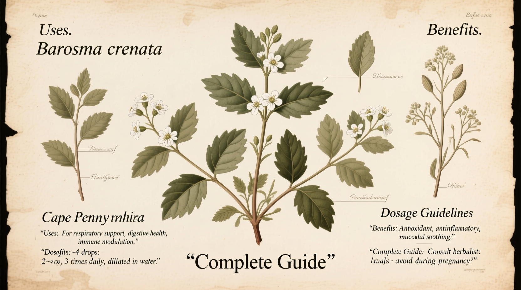 Barosma Crenata Mother Tincture: Uses, Benefits, Dosage,Complete Guide