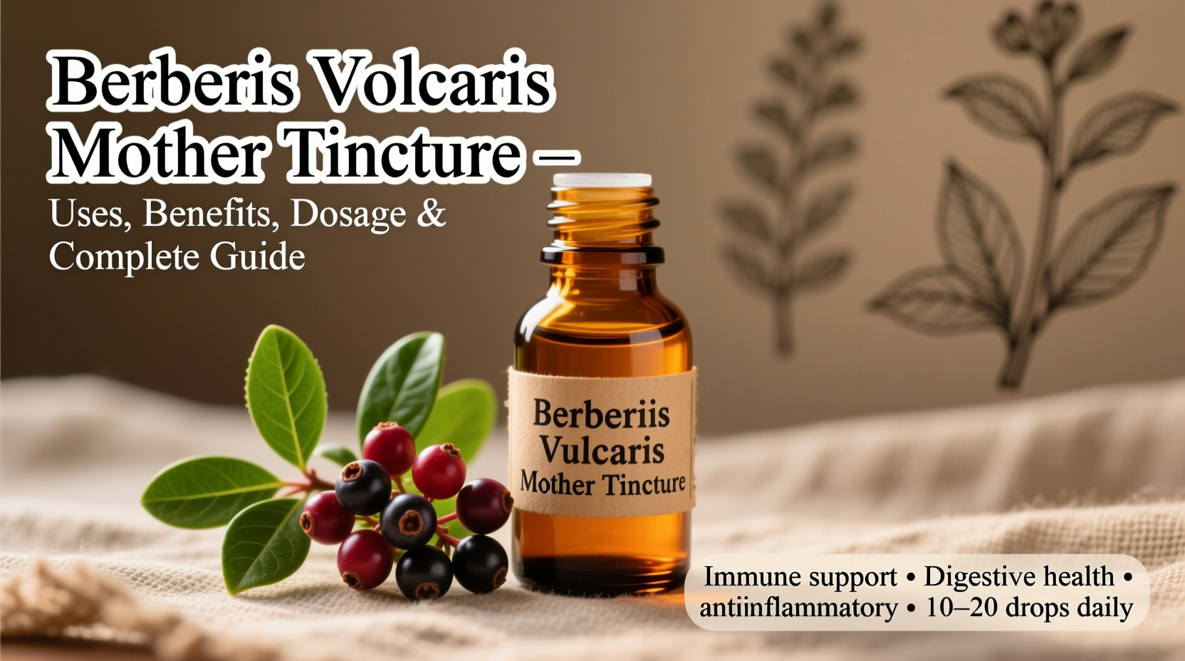 Berberis Vulgaris Mother Tincture – Uses, Benefits, Dosage & Complete Guide
