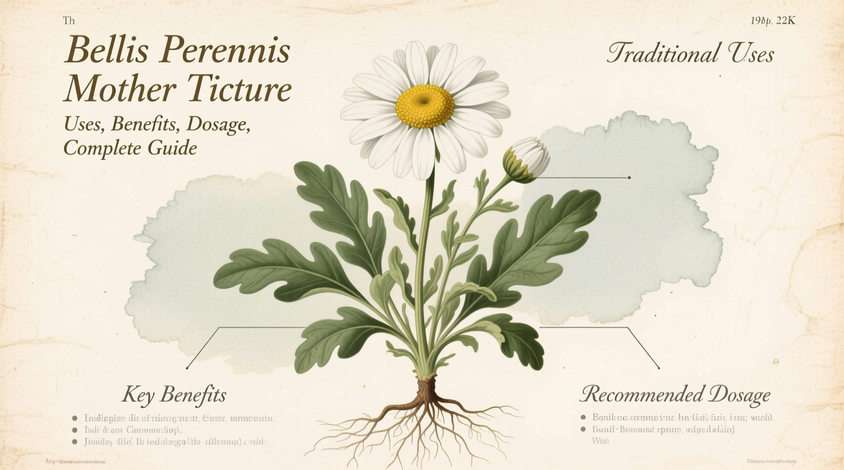 Bellis Perennis Mother Tincture: Uses, Benefits, Dosage,Complete Guide.