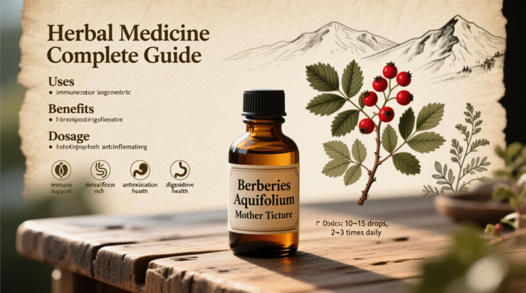 Berberis Aquifolium Mother Tincture: Uses, Benefits, Dosage & Complete Guide